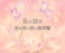 二人の宿命と感情構造を1万字で徹底解剖します 深層鑑定◆1万字で読み解く二人の感情構造・契約・3つの未来 イメージ1