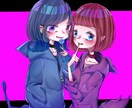 イラスト、アイコン描きます 可愛い系、綺麗系、かっこいい系、幅広く対応させて頂きます。 イメージ3