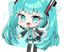 SNS用の可愛いアイコンを作成します 二頭身のかわいいSDキャラに特化！！ イメージ1