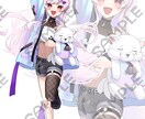 女の子のイラスト作成いたします アイコンから１枚絵まで幅広く描きます！ イメージ6