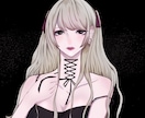 ダークで美しい!SNS等のアイコン描きます 実績多数!あなただけのイラスト! イメージ2