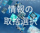 情報収集のコツ　みつけた情報　簡単に指標も致します どういう点を見るのか　その判断材料とは イメージ1