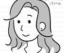 シンプルかわいいイラストアイコンお作りします お気に入りのお写真をアイコンに。線画のみ、カラーもOK。 イメージ5