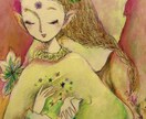 あなたの情報から浮かんできた天使の絵を描きます お守りとして、インスピレーションを広げるために イメージ1