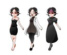 商用利用可!!AI画像生成で使えるキャラデザします そのままAIに使える“ブレないキャラ”を描きます♡ イメージ3