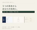 ５つの見本から選べる片面名刺を作ります 文字と色を整えて、あなたの名刺に仕上げます イメージ1