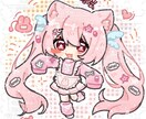 かわいい絵柄でミニキャラを描きます vtuberなどグッズやスタンプとかの商用利用可能です！ イメージ5