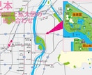 わかりやすい地図・案内図を作成します -- イラストレーターで印刷物やホームページに使える画像 イメージ1
