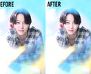 人物写真のレタッチをさせていただきます 写真をレタッチで美しく仕上げます。 イメージ4