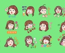 デフォルメにがおえLINEスタンプつくります 円滑なコミュニケーションにお役立てください！ イメージ1