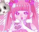 女の子キャラクターの立ち絵を描きます オリジナルキャラクターの立ち絵を描きます!アクスタなどに！ イメージ3