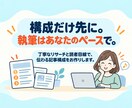 SEO記事の見出し構成だけお作りします 「構成に時間がかかる」を解決！執筆はあなたのペースで イメージ4