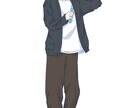 お写真をイラストにします 記念日やプレゼントにも！パートナーさんとの似顔絵制作します！ イメージ2