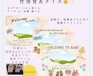 結婚式で人気性別発表クイズ台紙作成します ゲスト参加型で盛り上がる人気演出で感動サプライズに イメージ1