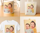 ぬくもりある肖像画をデジタルでお描きします デジタル納品 ＋印刷・額装・日用品グッズもご用意しております イメージ5