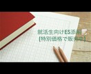 面接に活かせる！ES作成を全力サポートします 人事に気に入られるES作成→面接ノウハウまで伝授します！ イメージ1
