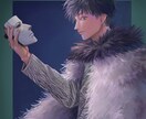 独自の絵柄で一枚絵描きます 厚塗りチック、多彩な色彩でお好みなイラストお描きします イメージ2