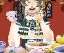 同人商業利用OK！オーダー絵お描きします 背景あり、カラー1枚絵をお描きします。 イメージ1