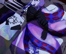 貴方の世界観を大切に絵を描きます 憂いや儚さ、複雑で美しい情感をお求めの方に。 イメージ3