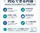 Web・Pythonコードのエラーを即日修正します 小さなエラー・表示崩れ・動かないコードを迅速に調査します イメージ2