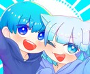 魅力を引き出すデフォルメキャラ描きます アイコンにするも良し、動画や配信の素材にするも良し イメージ2