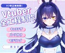 限定価格!Vtuber全工程制作します キャラデザからモデリングまで高品質かつ円滑に イメージ1