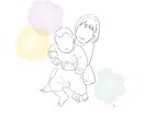 翌日納品可能◎優しい線画イラストお描きします プロフィール画像、挿絵、HP素材等オリジナルでおしゃれに イメージ6