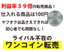 初心者向け！100円でスタートできる転売を教えます １度もネットで稼いだ事の無い方に向いています。 イメージ1