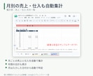 個人事業向け出納帳スプレッドシートを提供します Excel不要。1行入力で元帳と集計表が自動で完成！ イメージ5
