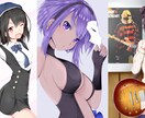 女の子の一枚絵を描きます ボーイッシュな女の子が結構得意です イメージ1