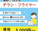 お客様の記憶に残るチラシをデザインします 印象に残りつつ、的確にお客様に届くデザインをご提案します！！ イメージ1