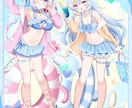 ご要望に合わせたイラストをお描きします アイコン、ヘッダー、サムネ、グッズなどイラストをお描きします イメージ2