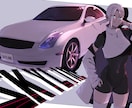 商用対応可/カッコイイ女の子、お描きします TRPGの立ち絵なども対応してます。迫力のある構図をお届け！ イメージ1