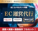 ECのプロがアマゾン/楽天を“戦略的に”運営します PDCAで結果が出る！分析・実務・画像制作がフルセット◎ イメージ1