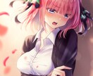女の子のイラスト描きます アイコン、一枚絵、歌ってみたやMV用などなど色々！ イメージ4