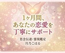 思念伝達×霊視で彼の本音と成就へ導きます 【1ヶ月専属サポート】思念伝達と霊視で彼の本音・成就へ導く イメージ1