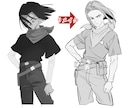 イラストの添削をします 説得力のある人体を描きたい方に イメージ3