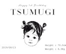 イラスト入り手形足形パネルを制作します バースデーフォトやお誕生日会に世界に一つのパネルを イメージ2