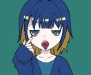 SNSのアイコンを制作します あなた専用のイラストを描きます！ イメージ1