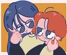 ゆるくてアンニュイなイラストをお描きします かわいいさの中にほんの少しの苦さを閉じ込めて。 イメージ1