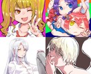カラーイラスト作成します SNSなどのアイコンや小サイズのカットなど イメージ1