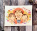 お花いっぱい！手描きの似顔絵お描きします 還暦/古希/喜寿/米寿/卒寿…大切な記念日のプレゼントに イメージ4