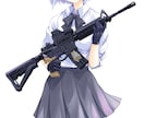ハイクオリティなイラストをお届けします 可愛いかっこいい銃器少女も得意です イメージ6