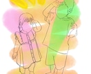 思い出を絵本風イラストにします 大切な思い出を、絵本の1ページに。 イメージ6