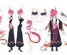 VTuberに！Live2D用キャラクター描きます 美少女や男性、人外、ドラゴン…なんでも！ イメージ2