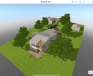 簡単建築３Dモデル作成します お手元のPCやスマホで3Dモデルが見れます イメージ2