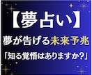 夢占い｜夢が告げる未来予兆｜迫る運命を読み解きます 未来への警告・希望のサインを夢から探ります イメージ1