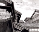 ペンと筆で、水彩の手描きイラストを描きます お客様の写真を元にモノクロのペン画を制作します。 イメージ5
