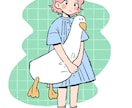 ゆるかわ手描きイラスト描きます 簡単なループアニメも◎MV、アイコン、パンフ、挿絵、グッズに イメージ3