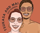 おしゃれなSNSアイコン、似顔絵を描きます 写真アイコンは苦手、飽きた方におすすめです イメージ3